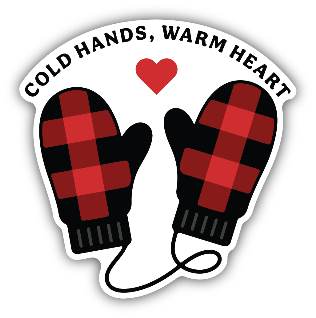 Cold Hearts, Warm Hearts Sticker