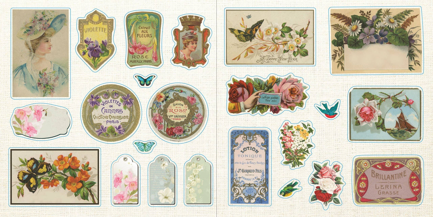 Peter Pauper Press - Loads of Ephemera Sticker Book (580 stickers)