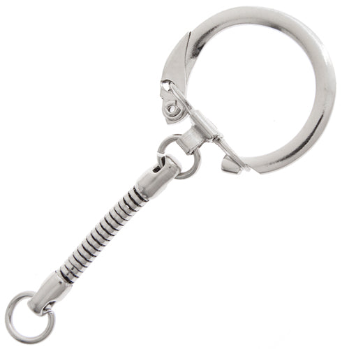 Key Chain w/ Snake Chain Nickle 100pcs