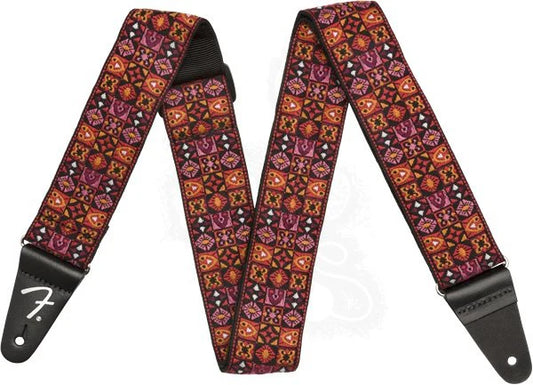 FENDER FESTIVE STRAP RED