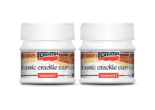 Pentart : Classic Crackle Varnish Set 50ml