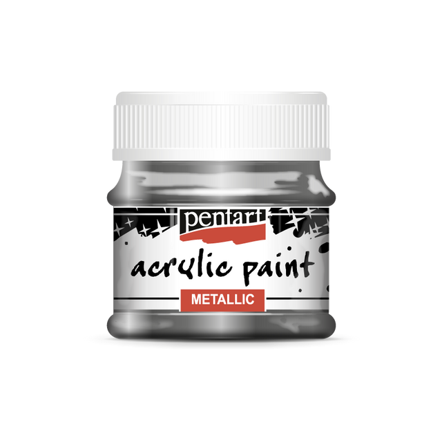 Pentart Metallic Acrylic Paints : Colour Variety 50ml