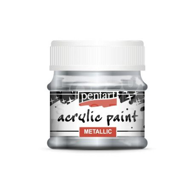 Pentart Metallic Acrylic Paints : Colour Variety 50ml