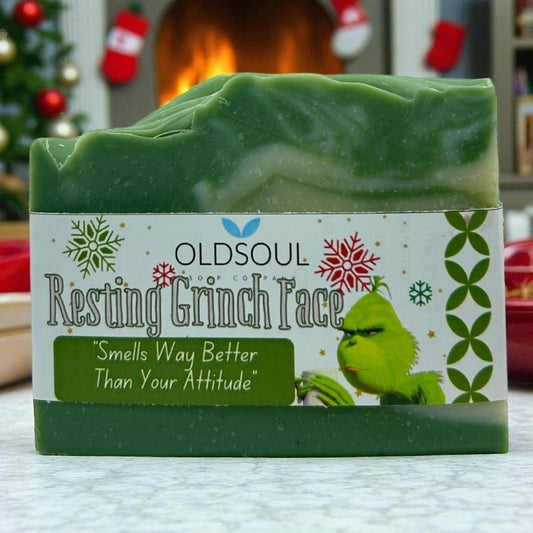 Old Soul Soap Company - Resting Grinch Face
