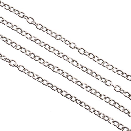 Stainless Steel Rolo Chain 1m Links