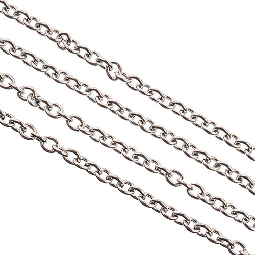 Stainless Steel Rolo Chain 1m Link