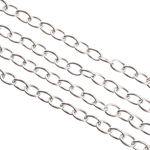 Stainless Steel Rolo Chain 1m Link