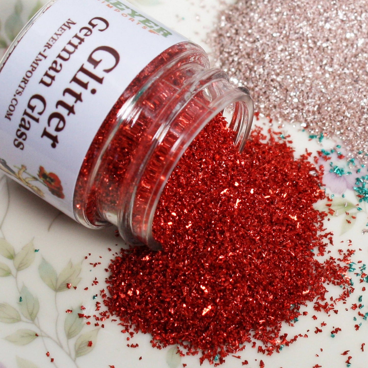 Meyer Imports : Christmas Glitter Set - 6 Jars - 90 Grit