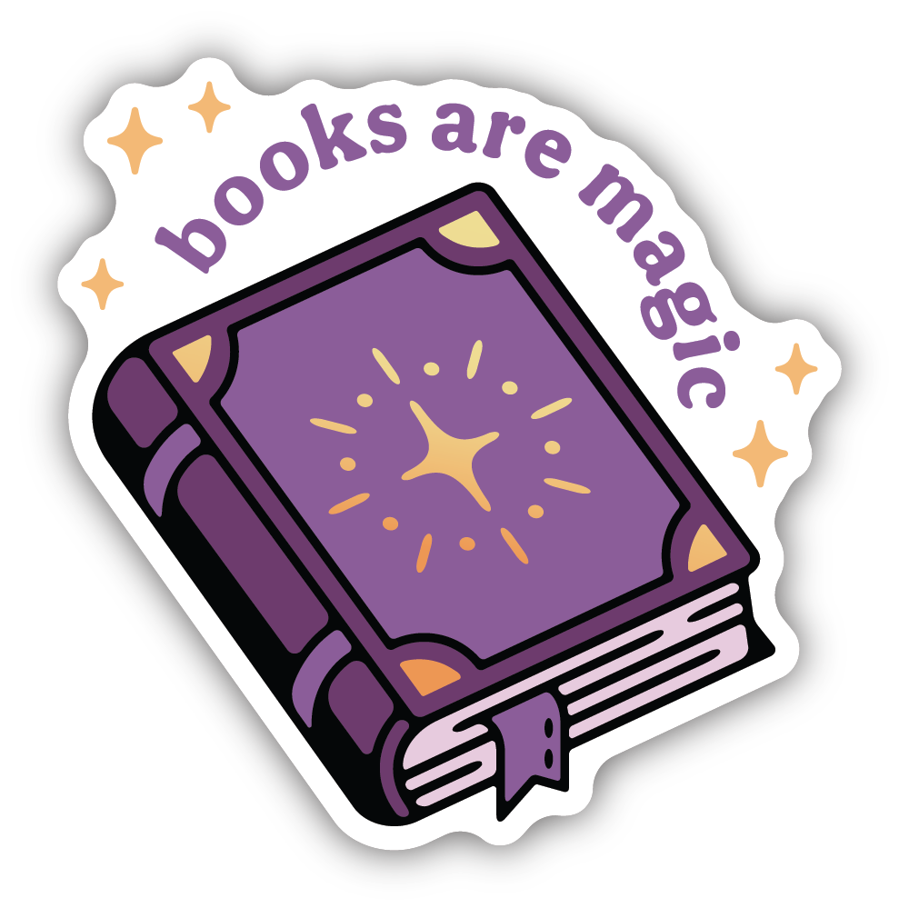 Books Are Magic Sticker