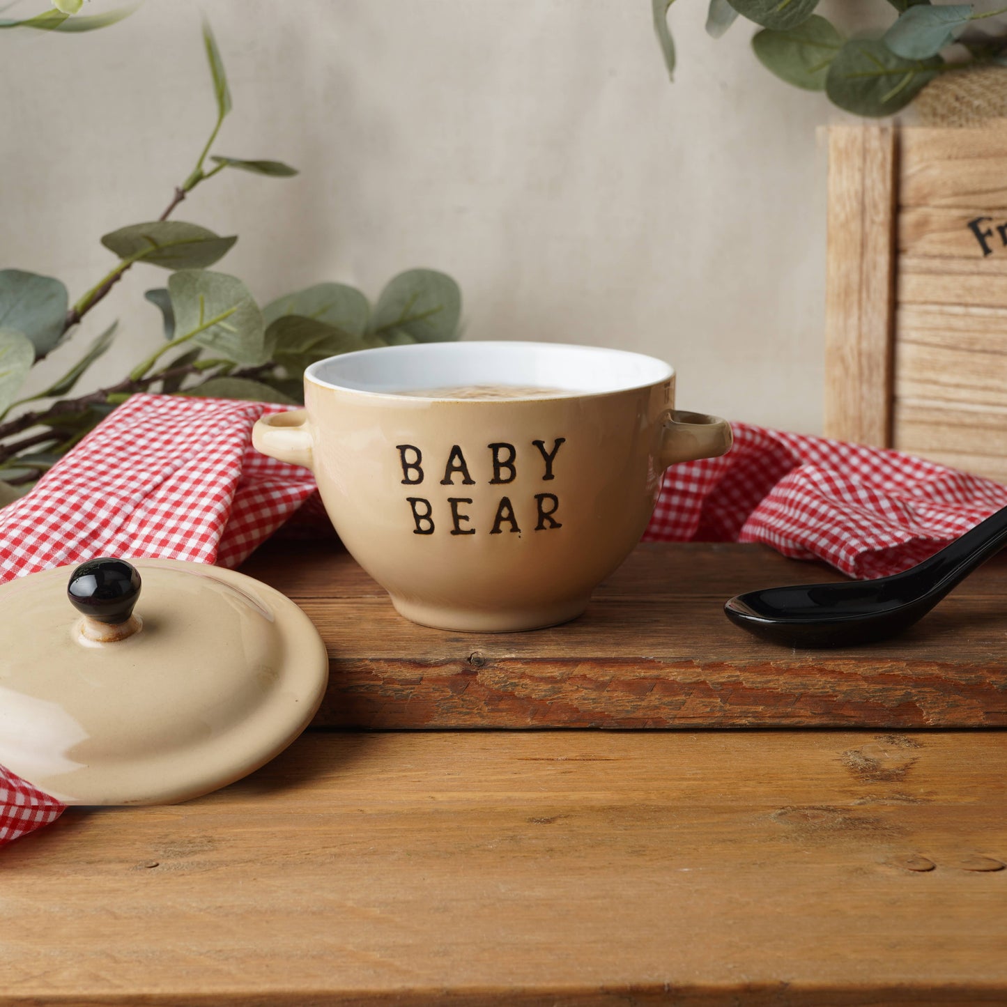 CGB Giftware : Loft 'Baby Bear' Porridge Bowl and Spoon