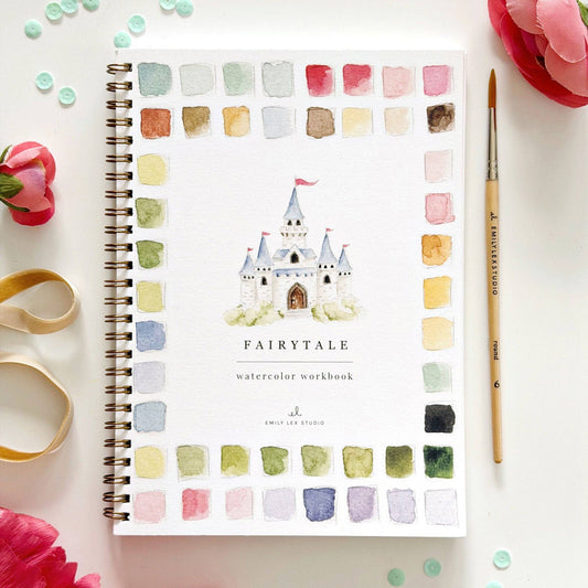Emily Lex Studio - Watercolor Workbook Fairytale