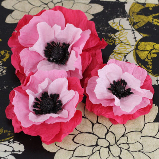 Prima Poppies & Peonies Col. Pink