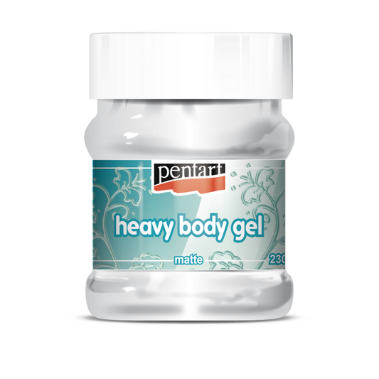 Pentart : Heavy Body Gel Matte - Opal 230ml