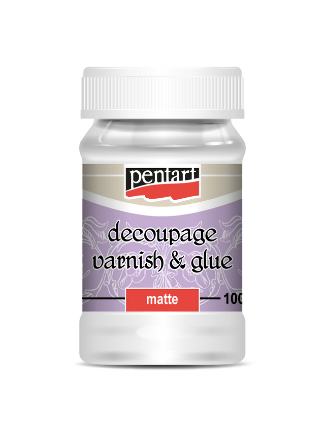 Pentart : Decoupage Varnish & Glue Matte 50ml,100ml, 230ml, 500ml