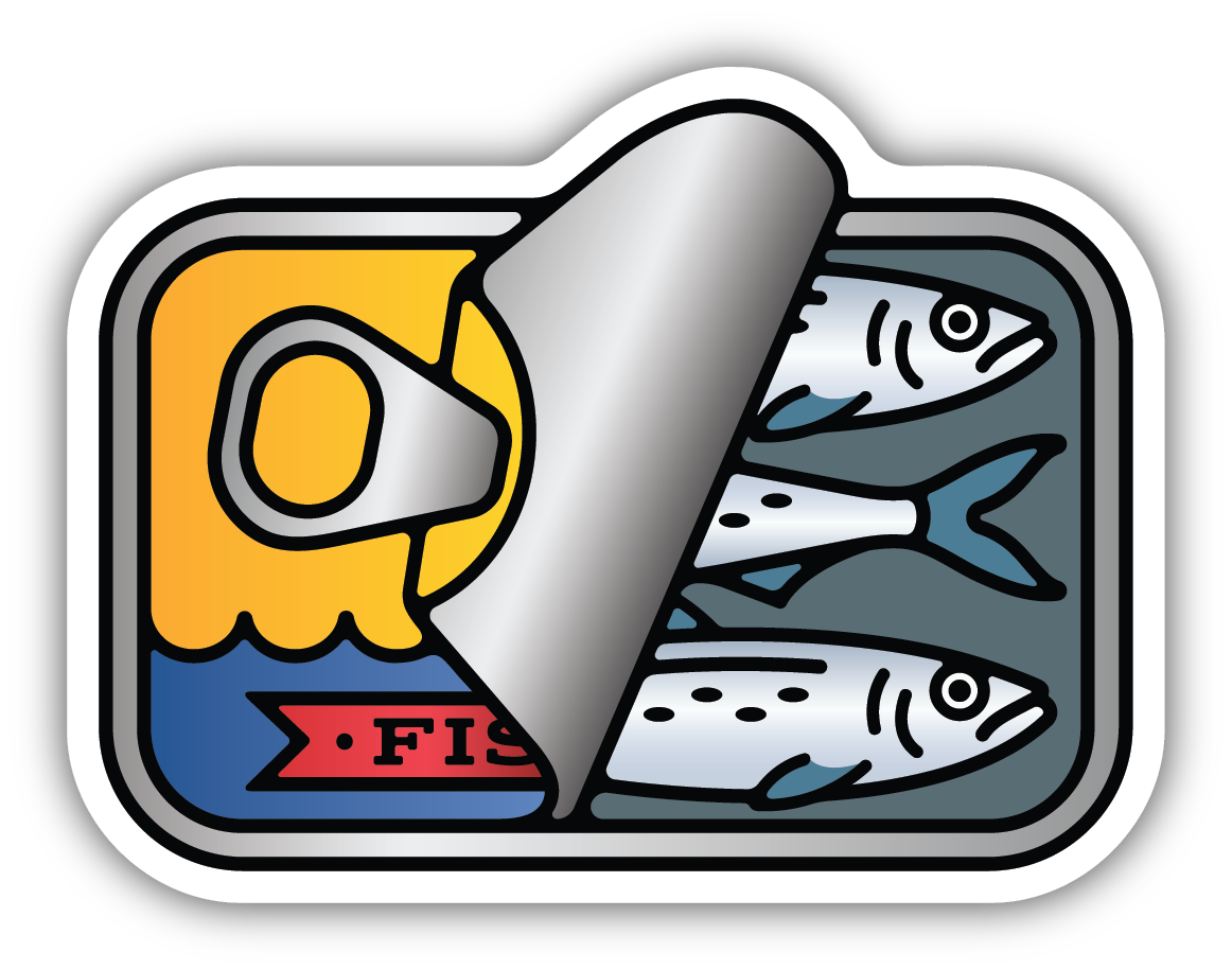 Tinned Fish Sticker