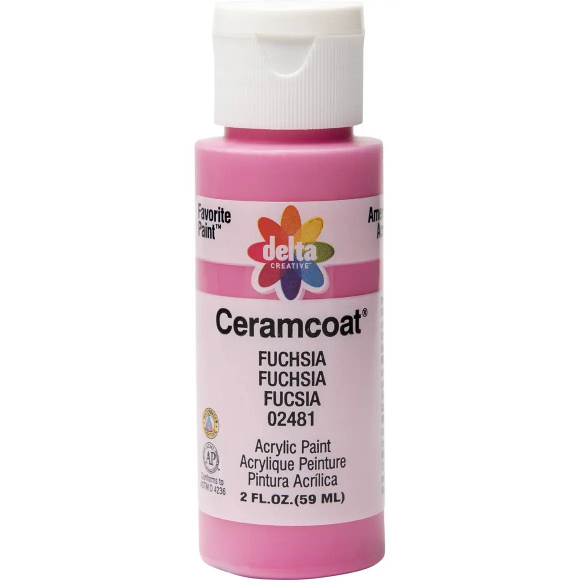 Delta Ceramacoat Matte Acrylic Paint 59 ml - Colour Variety