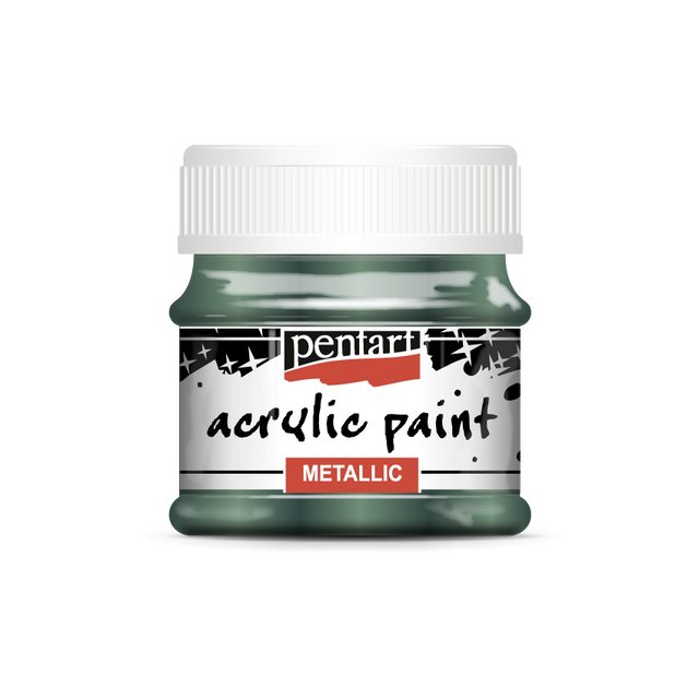 Pentart Metallic Acrylic Paints : Colour Variety 50ml