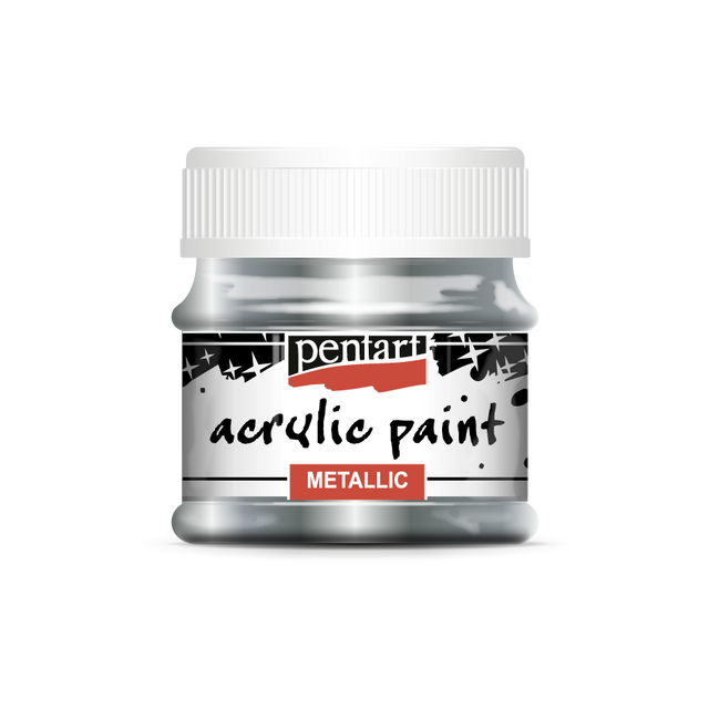 Pentart Metallic Acrylic Paints : Colour Variety 50ml