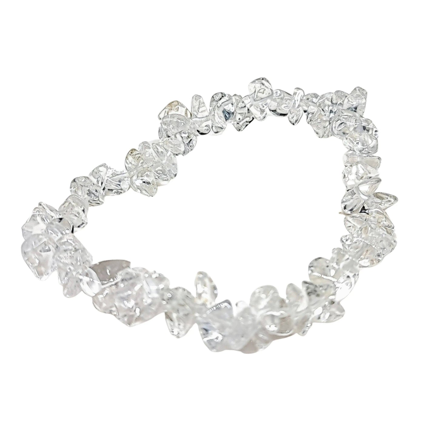 Arômes & Évasions : Crystal Quartz Chips Bracelet