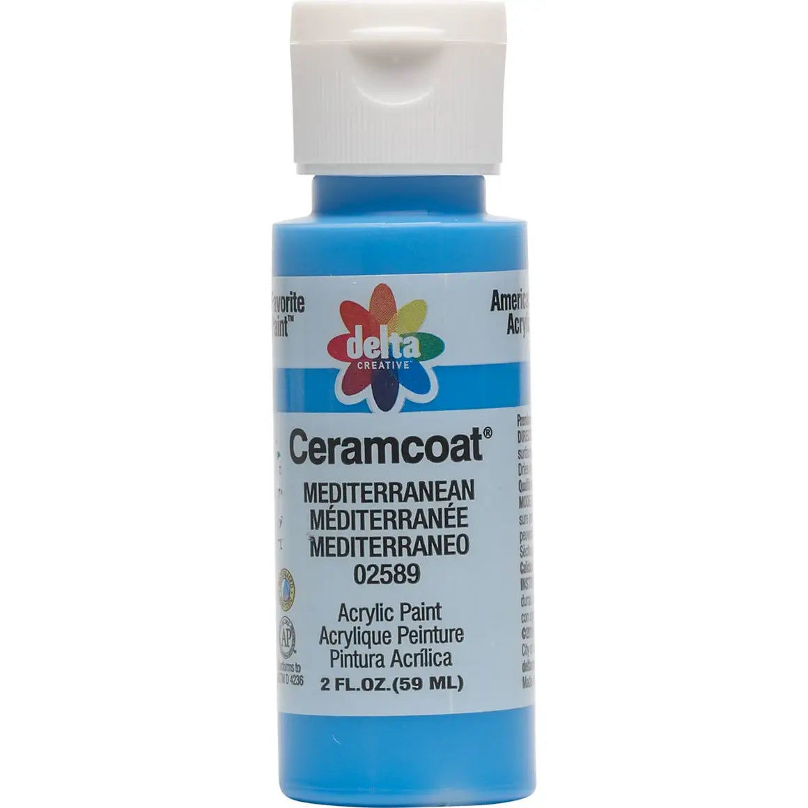 Delta Ceramacoat Matte Acrylic Paint 59 ml - Colour Variety