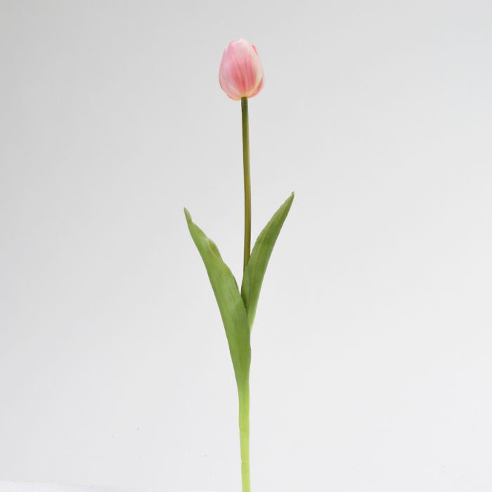 Natural Touch Tulip Spray Pink 28"
