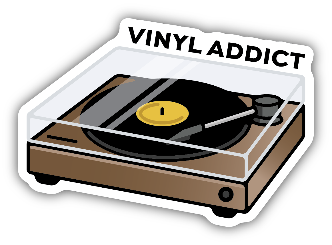 Vinyl Addict Sticker