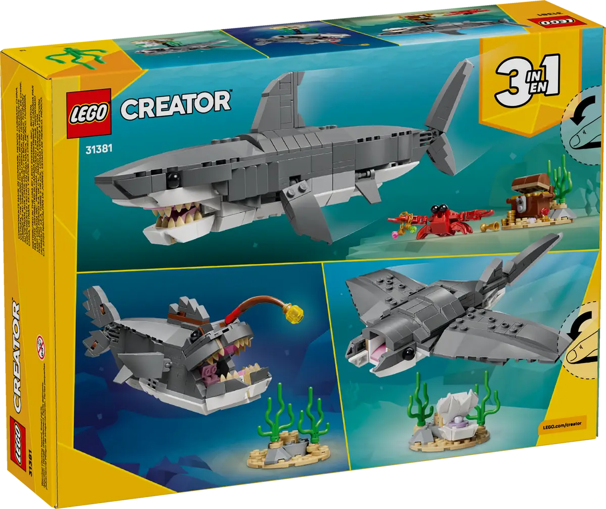 Lego Creators : Fierce Shark with a Treasure Chest