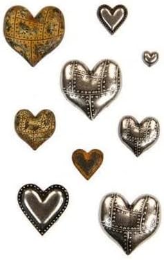 Mechanical - Metal Hearts : 9 pack