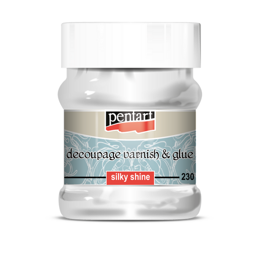 Pentart - Decoupage Varnish & Glue - Silky Shine 230 ml