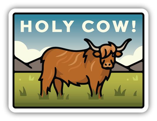 Holy Cow Sticker