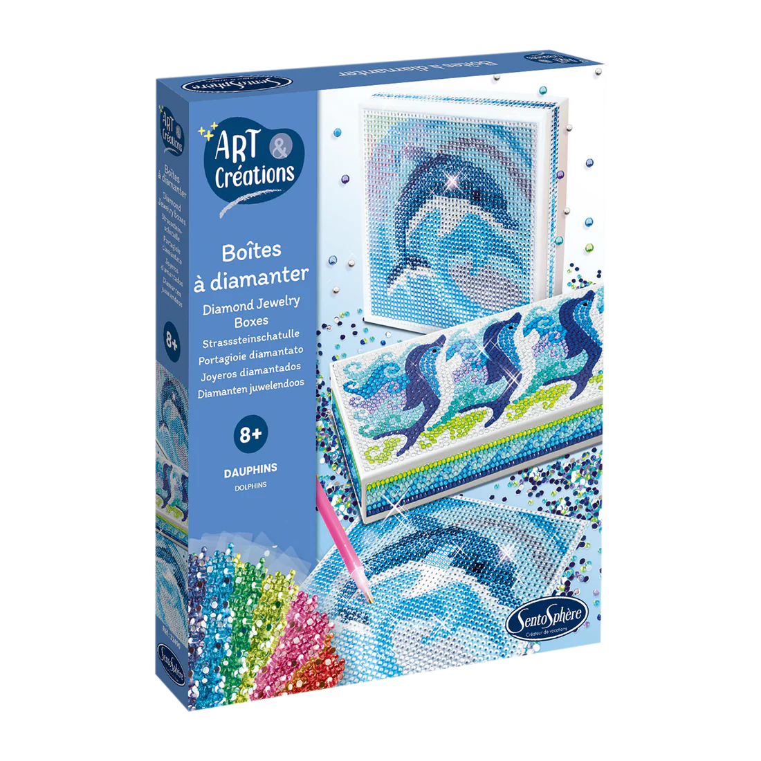 Diamond Box - Dolphins