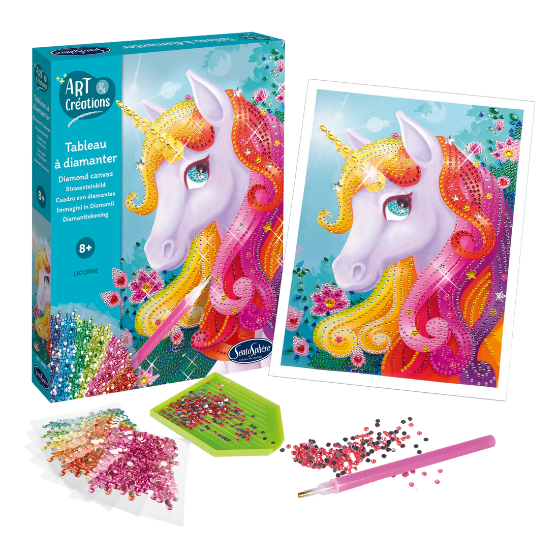 Art & Creations Diamond Canvas - Unicorn
