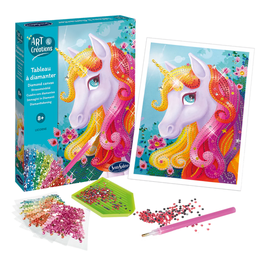 Art & Creations Diamond Canvas - Unicorn