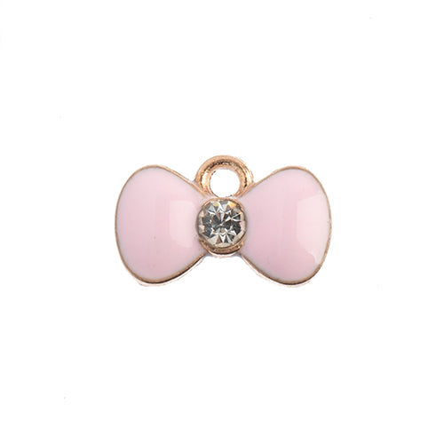 Sweet & Petite Charm - Bow Pink