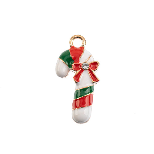 Sweet & Petite Holiday Charm - Candy Cane : 8 Pack