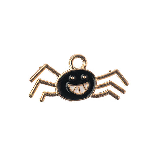 Sweet & Petite Halloween Charm - Spider 10pcs