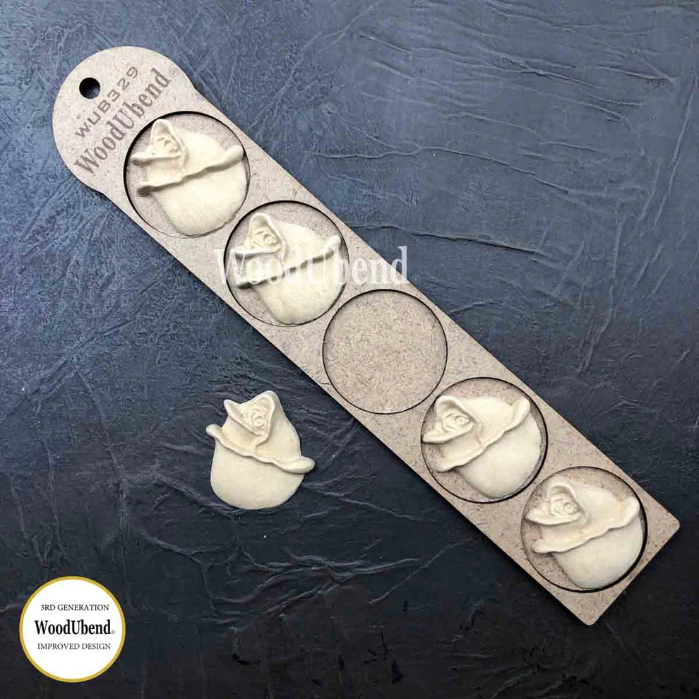 Woodubend Pack of 5 Rosebuds