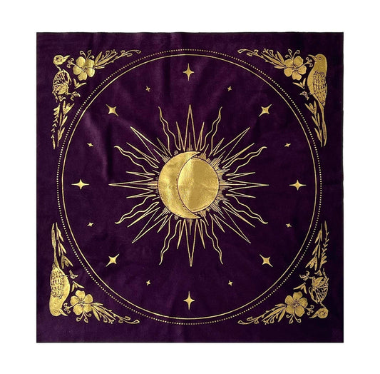 13th Press ~ Velvet Altar Cloth - "Celestial"