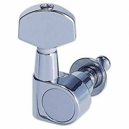 Profile J802CR Mini 6 In-line Electric Guitar Machine Heads-Chrome j-208-cr