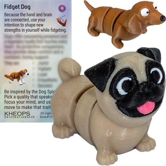 3D Printed Fidget Spirit Animal Dog
