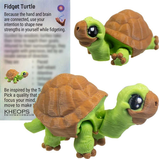 3D Printed Fidget Spirit Animal Turtle