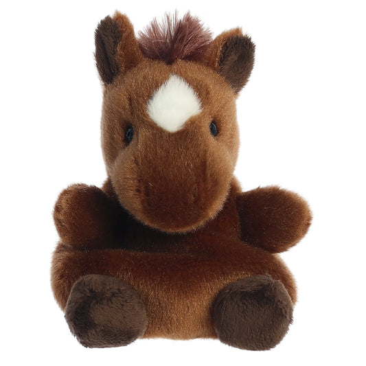 Palm Pals Truffle Brown horse 5"