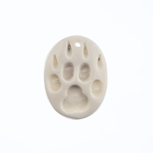 Bone Wolf Paw Pendant