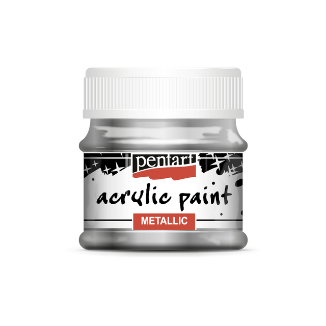Pentart Metallic Acrylic Paints : Colour Variety 50ml