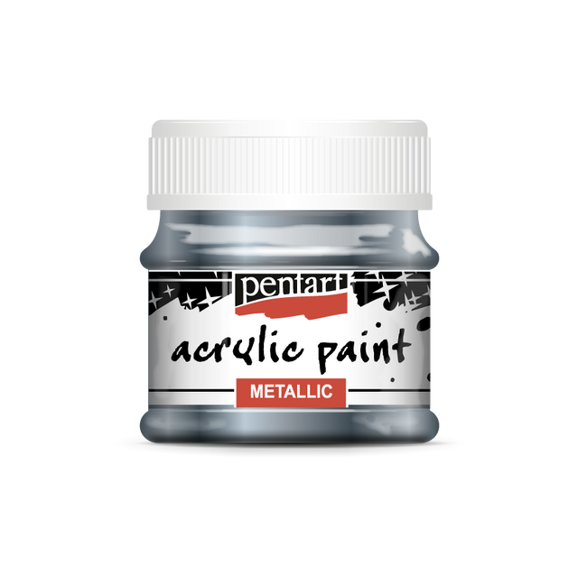 Pentart Metallic Acrylic Paints : Colour Variety 50ml