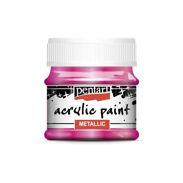 Pentart Metallic Acrylic Paints : Colour Variety 50ml