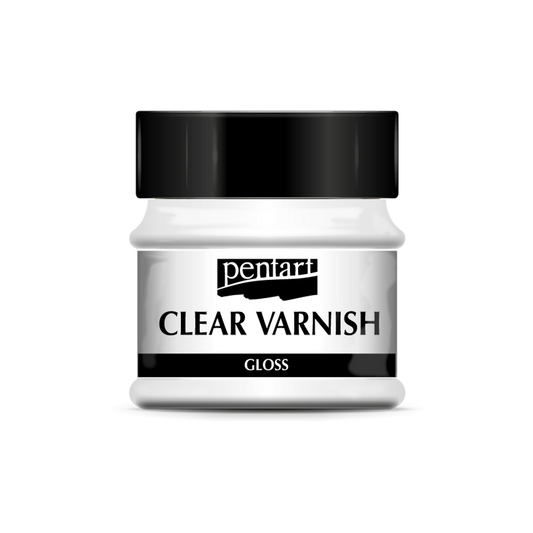 Pentart : Clear Varnish Solvent-Based Gloss 50ml