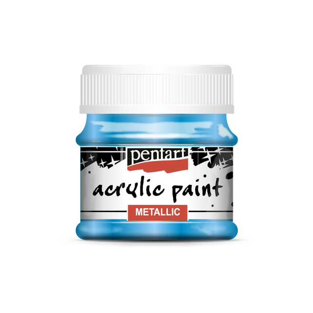 Pentart Metallic Acrylic Paints : Colour Variety 50ml