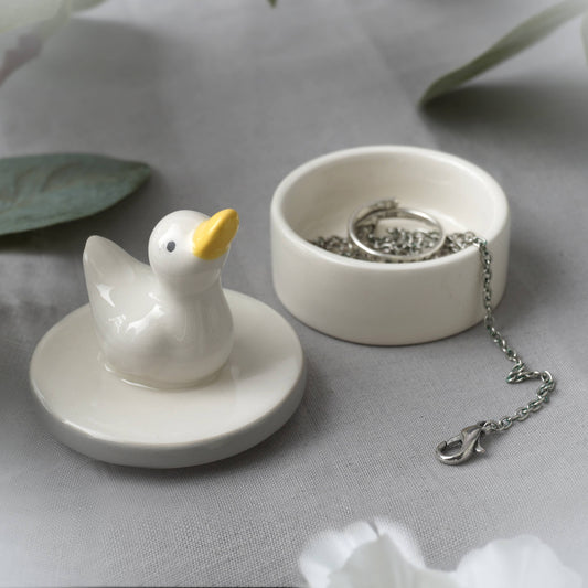 CGB Giftware : Send With Love Duck Ceramic Trinket Pot