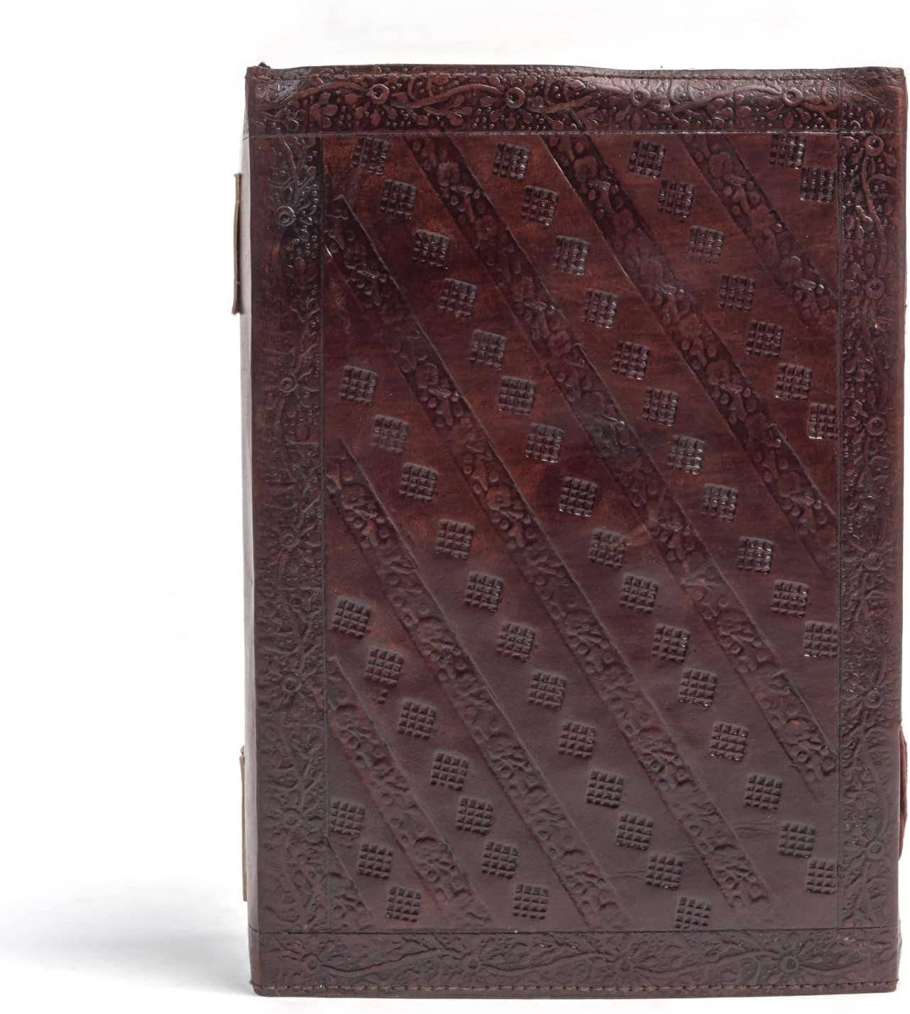 Tuzech 600 pages large tree of life journal | leather journal diary | embossed large tree of life notebook | writing leather notebook | handmade leather journal | leather grimoire | leather sketchbook 7 x 10 Thread Bound